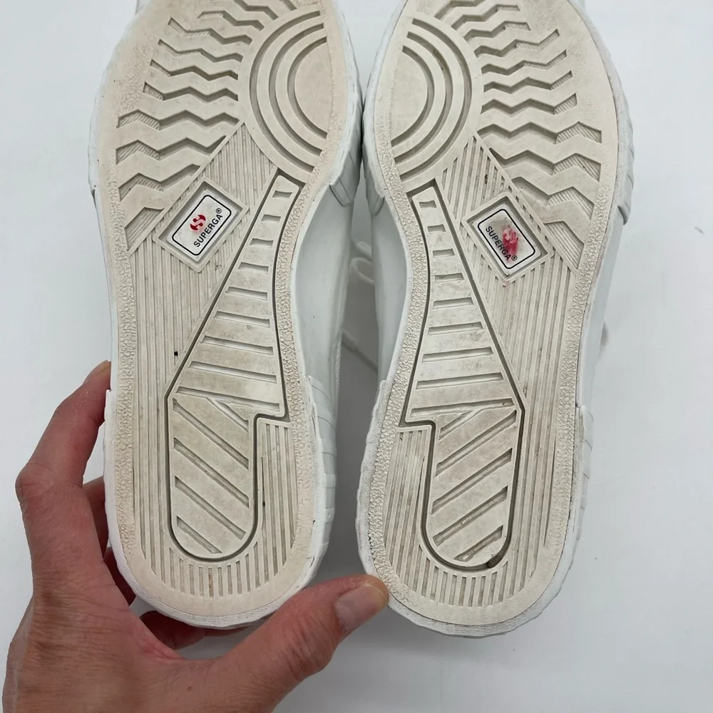 Superga 2630 Cotu Canvas Sneakers White Women's Size  6.0M